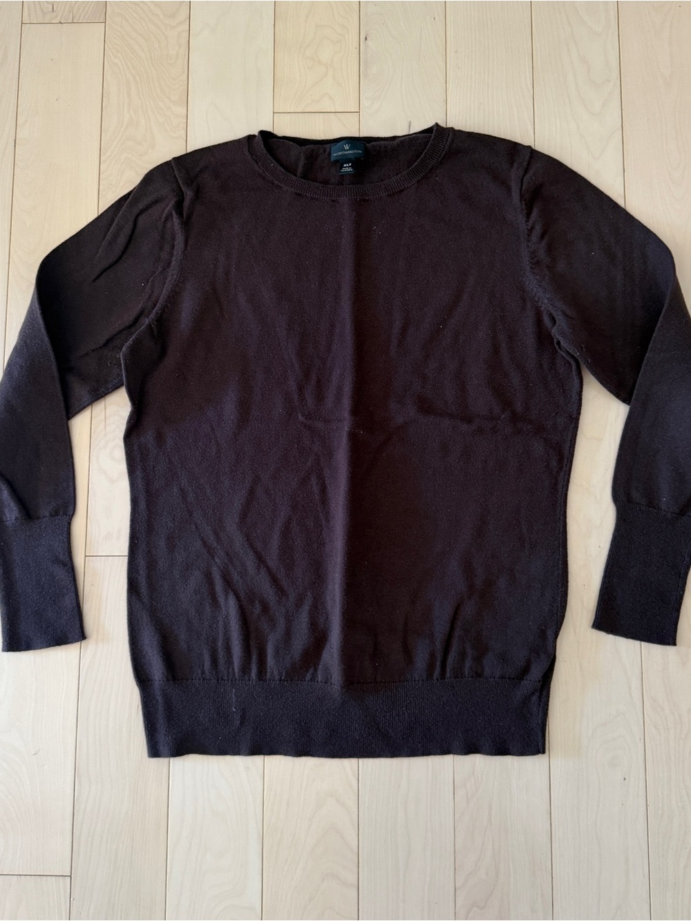 Worthington Women’s Crewneck Sweater in Dark Brown